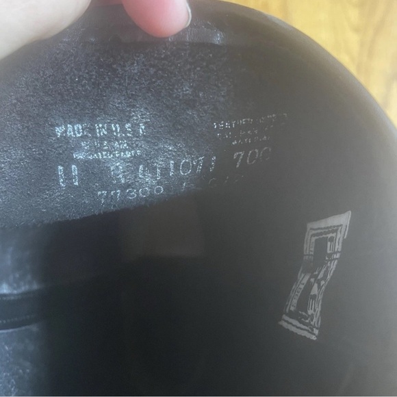 FRYE harness boots black size 11 Western square toe cowboy biker moto 👢 - Picture 6 of 9